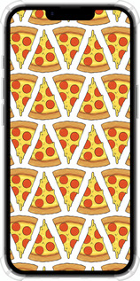 Силикон с усиленными углами чехол Пицца для Apple iPhone 16e - 4408sp-3971 изображение 