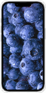 Силикон с усиленными углами чехол Голубика для Apple iPhone SE 4 - 4459sp-3652 изображение 