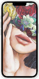 Силіконовий протиударний с посиленими кутами чехол Head Flower для Apple iPhone SE 4 - 4460sp-3652 изображение 