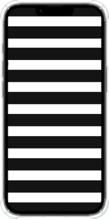 Силикон с усиленными углами чехол Черно-белые полосы для Apple iPhone SE 4 - 4461sp-3652 изображение 