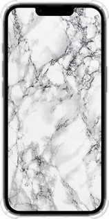 Силикон с усиленными углами чехол Мрамор белый для Apple iPhone SE 4 - 4480sp-3652 изображение 