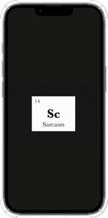 Силикон с усиленными углами чехол Сарказм для Apple iPhone SE 4 - 4501sp-3652 изображение 