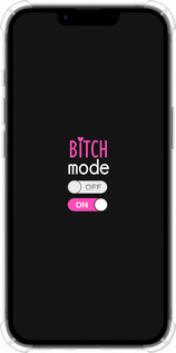 Силикон с усиленными углами чехол Bitch mode для Apple iPhone SE 4 - 4548sp-3652 изображение 