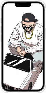 Силіконовий протиударний с посиленими кутами чехол Тачка для Apple iPhone SE 4 - 4663sp-3652 изображение 