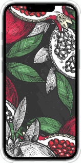 Силіконовий протиударний с посиленими кутами чехол Гранат для Apple iPhone SE 4 - 4692sp-3652 изображение 