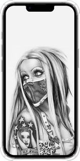 Силіконовий протиударний с посиленими кутами чехол Biohazard 8 для Apple iPhone SE 4 - 4824sp-3652 изображение 