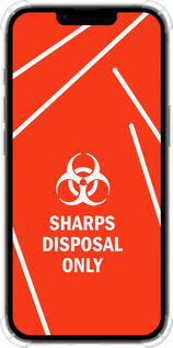 Силикон с усиленными углами чехол biohazard 27 для Apple iPhone 16e - 4843sp-3971 изображение 