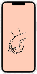 Силіконовий протиударний с посиленими кутами чехол Руки для Apple iPhone SE 4 - 4896sp-3652 изображение 