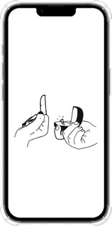 Силикон с усиленными углами чехол Предложение для Apple iPhone SE 4 - 4898sp-3652 изображение 