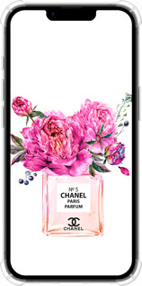 Силикон с усиленными углами чехол Chanel для Apple iPhone SE 4 - 4906sp-3652 изображение 