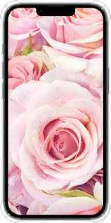 Силикон с усиленными углами чехол Розы для Apple iPhone SE 4 - 525sp-3652 изображение 