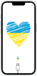 Силикон с усиленными углами чехол Подзарядка сердца v2 для Apple iPhone SE 4 - 5295sp-3652 изображение 