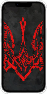 Силикон с усиленными углами чехол Герб Украины v4 для Apple iPhone SE 4 - 5319sp-3652 изображение 