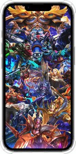 Силіконовий протиударний с посиленими кутами чехол № 5375 для Apple iPhone SE 4 - 5375sp-3652 изображение 