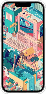 Силикон с усиленными углами чехол № 5393 для Apple iPhone SE 4 - 5393sp-3652 изображение 