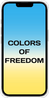 Силикон с усиленными углами чехол Colors of Freedom для Apple iPhone SE 4 - 5453sp-3652 изображение 