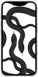 Силіконовий протиударний с посиленими кутами чехол Змії для Apple iPhone SE 4 - 5473sp-3652 изображение 