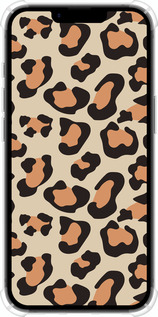 Силикон с усиленными углами чехол Пятна леопарда v2 для Apple iPhone 16e - 5496sp-3971 изображение 