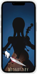 Силикон с усиленными углами чехол Wednesday для Apple iPhone SE 4 - 5515sp-3652 изображение 