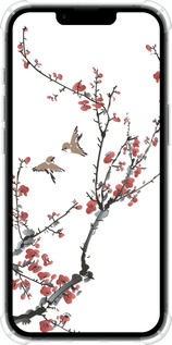 Силіконовий протиударний с посиленими кутами чехол Сакура v2 для Apple iPhone SE 4 - 5538sp-3652 изображение 