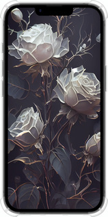 Силикон с усиленными углами чехол Розы 2 для Apple iPhone SE 4 - 5550sp-3652 изображение 