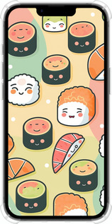 Силикон с усиленными углами чехол Суши паттерн для Apple iPhone SE 4 - 5583sp-3652 изображение 