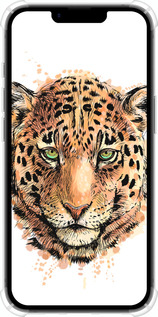 Силіконовий протиударний с посиленими кутами чехол Леопард v2 для Apple iPhone SE 4 - 5606sp-3652 изображение 