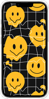 Силикон с усиленными углами чехол Смайлы v3 для Apple iPhone SE 4 - 5623sp-3652 изображение 