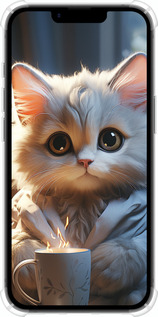 Силикон с усиленными углами чехол White cat для Apple iPhone SE 4 - 5646sp-3652 изображение 