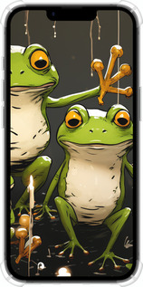 Силикон с усиленными углами чехол Жабки 2 для Apple iPhone SE 4 - 5657sp-3652 изображение 