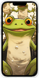 Силикон с усиленными углами чехол Веселая жаба для Apple iPhone SE 4 - 5658sp-3652 изображение 