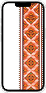 Силикон с усиленными углами чехол Вышиванка 25 для Apple iPhone SE 4 - 593sp-3652 изображение 