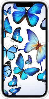 Силикон с усиленными углами чехол Бабочки для Apple iPhone SE 4 - 6023sp-3652 изображение 