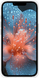 Силикон с усиленными углами чехол Роса на цветке для Apple iPhone SE 4 - 6039sp-3652 изображение 