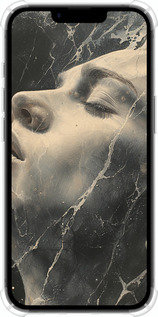 Силикон с усиленными углами чехол Мраморная женщина для Apple iPhone SE 4 - 6040sp-3652 изображение 