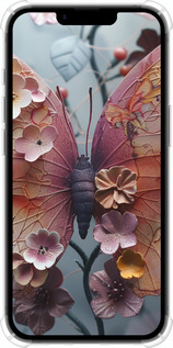Силикон с усиленными углами чехол Fairy Butterfly для Apple iPhone SE 4 - 6048sp-3652 изображение 