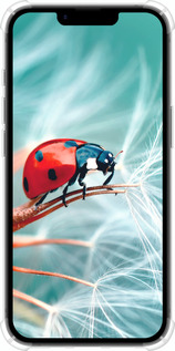 Силикон с усиленными углами чехол Божья коровка для Apple iPhone 16e - 6049sp-3971 изображение 