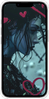 Силіконовий протиударний с посиленими кутами чехол XO Love v2 для Apple iPhone SE 4 - 6057sp-3652 изображение 