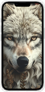 Силикон с усиленными углами чехол Волчий взгляд для Apple iPhone SE 4 - 6066sp-3652 изображение 