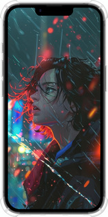 Силикон с усиленными углами чехол Ночные огни для Apple iPhone SE 4 - 6096sp-3652 изображение 