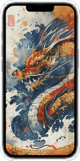 Силикон с усиленными углами чехол Ярость дракона для Apple iPhone 16e - 6112sp-3971 изображение 