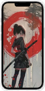 Силіконовий протиударний с посиленими кутами чехол Сутінки воїна: Танок з катаною для Apple iPhone SE 4 - 6123sp-3652 изображение 