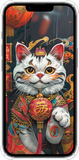 Силикон с усиленными углами чехол China Cat v2 для Apple iPhone SE 4 - 6135sp-3652 изображение 