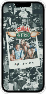 Силикон с усиленными углами чехол Друзья для Apple iPhone SE 4 - 6276sp-3652 изображение 