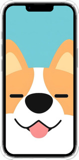 Силикон с усиленными углами чехол Корги для Apple iPhone 16e - 6280sp-3971 изображение 