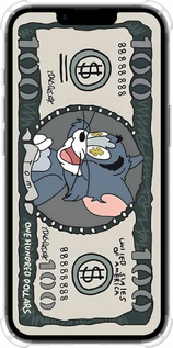 Силикон с усиленными углами чехол Том и джерри для Apple iPhone SE 4 - 6291sp-3652 изображение 