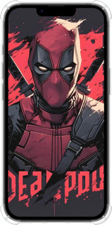 Силикон с усиленными углами чехол Дедпул для Apple iPhone SE 4 - 6293sp-3652 изображение 