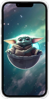 Силіконовий протиударний с посиленими кутами чехол Малышь йода для Apple iPhone SE 4 - 6294sp-3652 изображение 