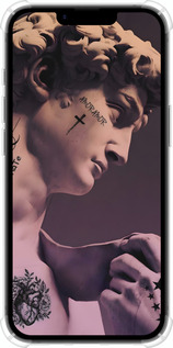 Силіконовий протиударний с посиленими кутами чехол Давид для Apple iPhone SE 4 - 6302sp-3652 изображение 