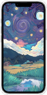 Силикон с усиленными углами чехол Креативный арт для Apple iPhone SE 4 - 6322sp-3652 изображение 